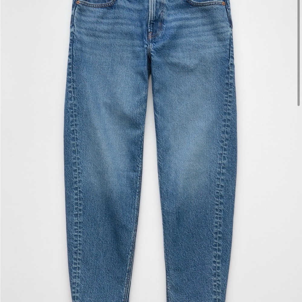American Eagle Outfitters Women’s Stretch Barrel Jeans - Picture 2 of 6